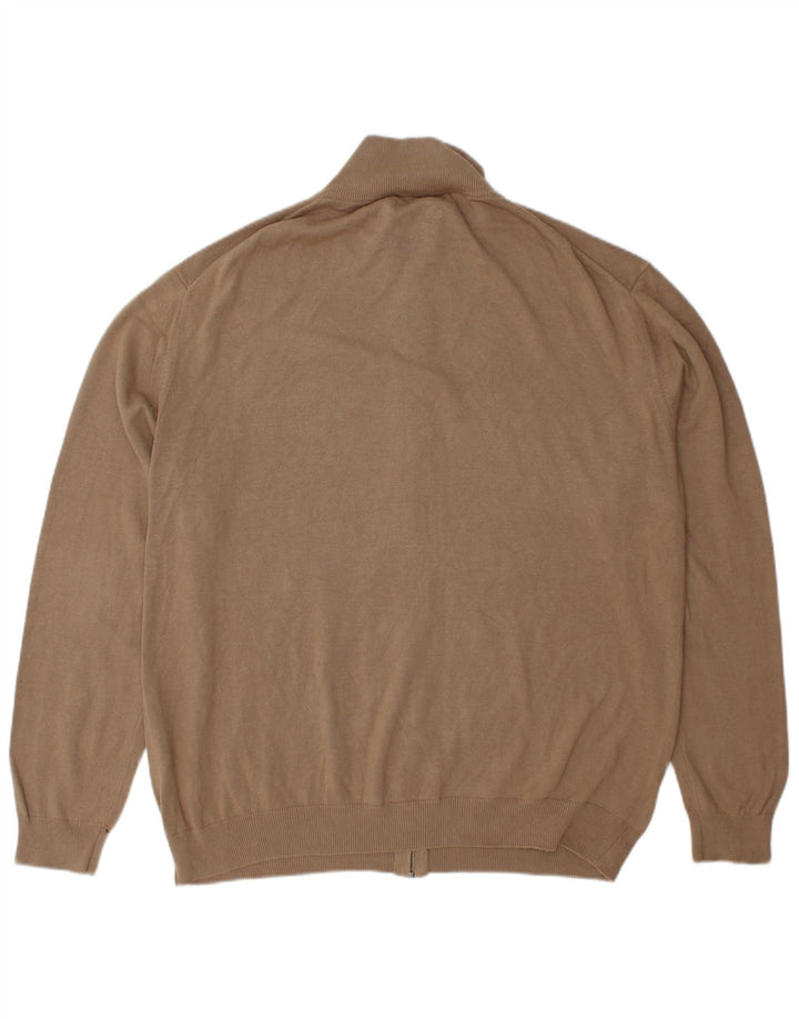 REPLAY Herren-Strickjacke XL Beige Baumwolle