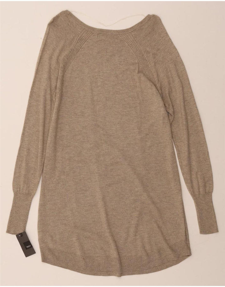 MOSSIMO Womens Jumper Dress UK 16 Large Beige Nylon Vintage Mossimo and Second-Hand Mossimo from Messina Hembry 