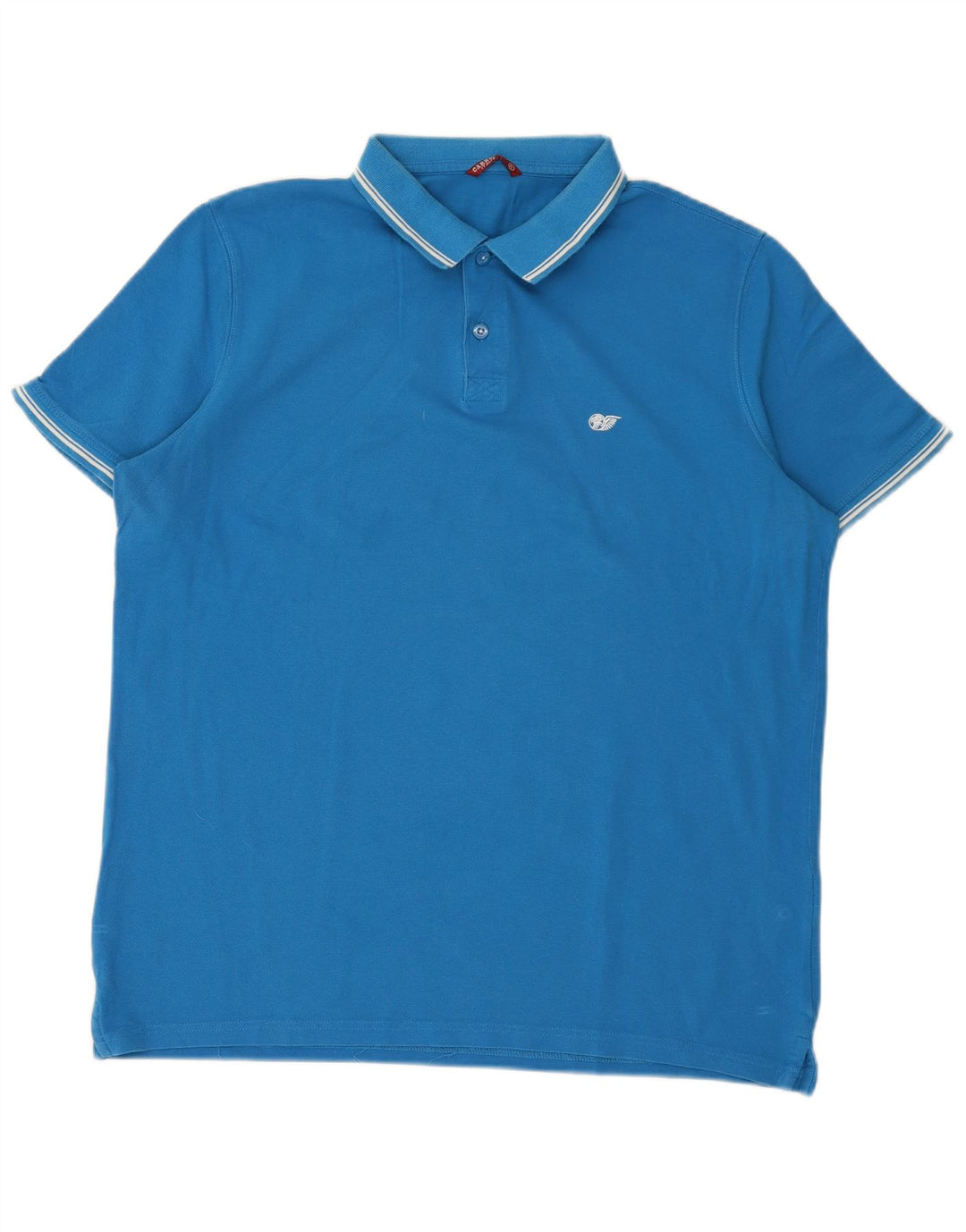 Carrera Herren Poloshirt XL Blau Baumwolle