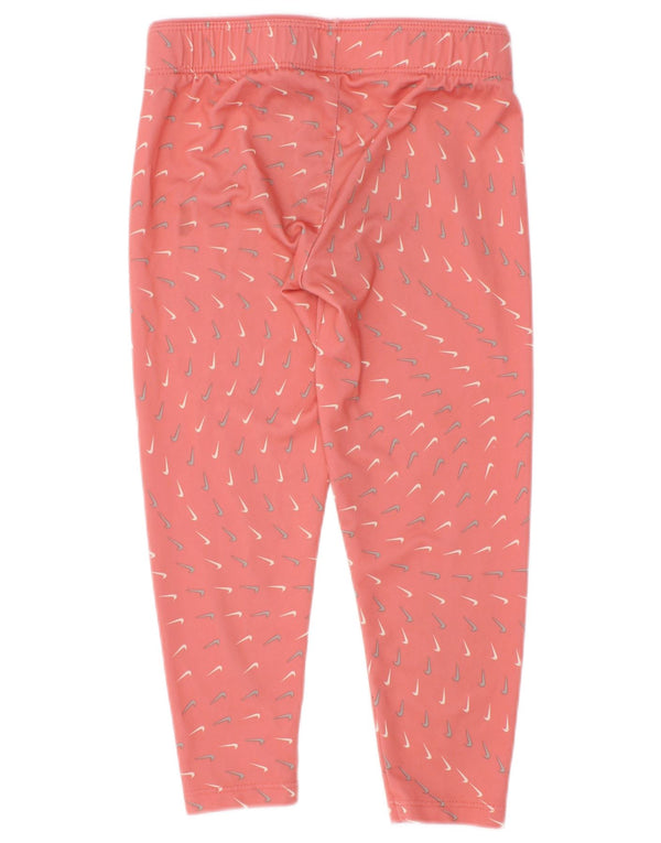Nike Mädchen-Leggings mit Grafik, 3–4 Jahre, XS, Rosa
