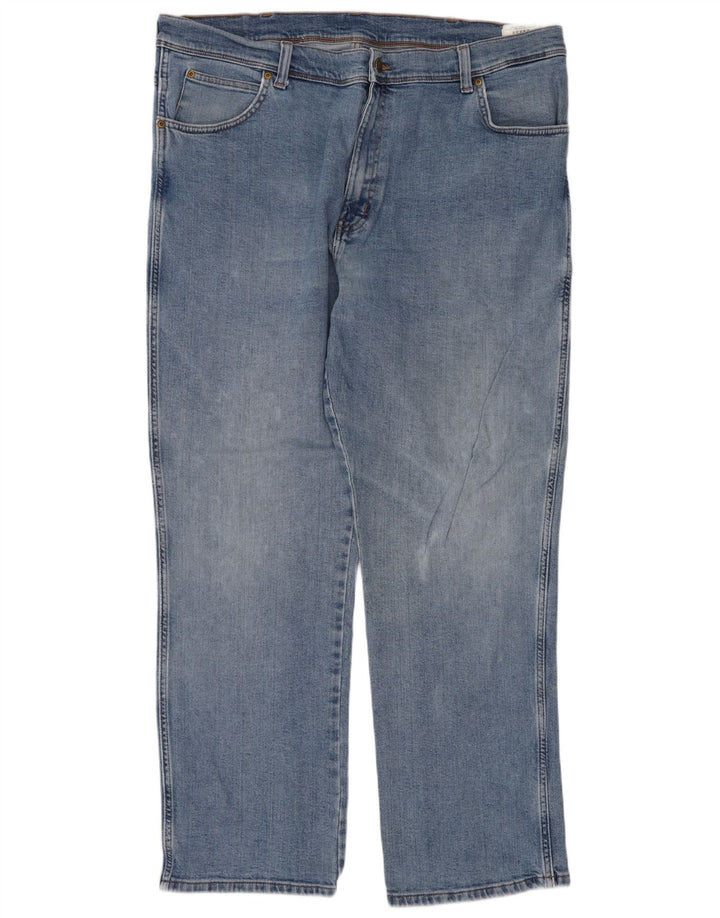 Wrangler Herren-Jeans mit normaler Passform, gerade Passform, Breite 40, Länge 30, Blau, Baumwolle