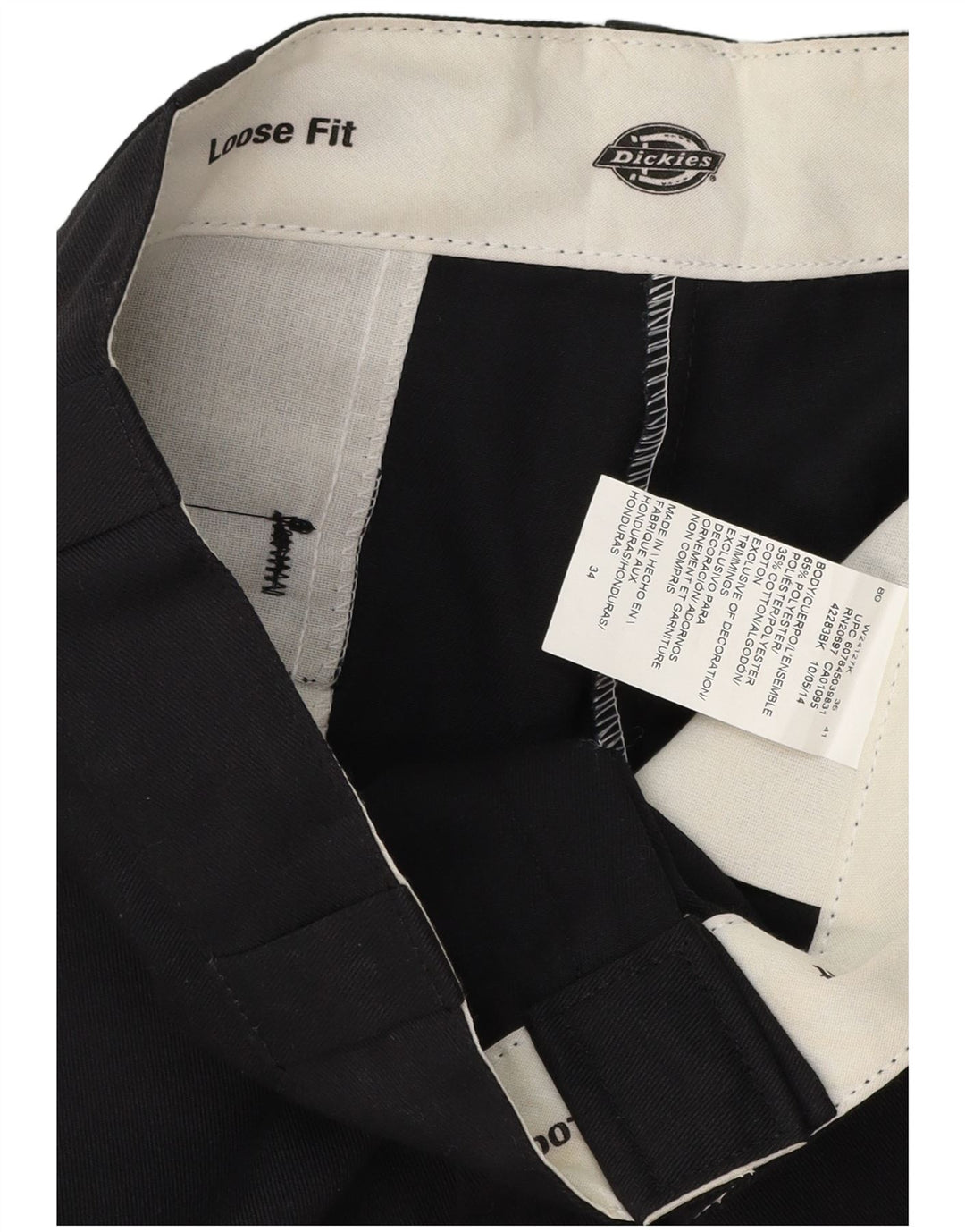 Dickies Herren-Cargoshorts mit lockerer Passform, W34, Größe L, Schwarz, Polyester