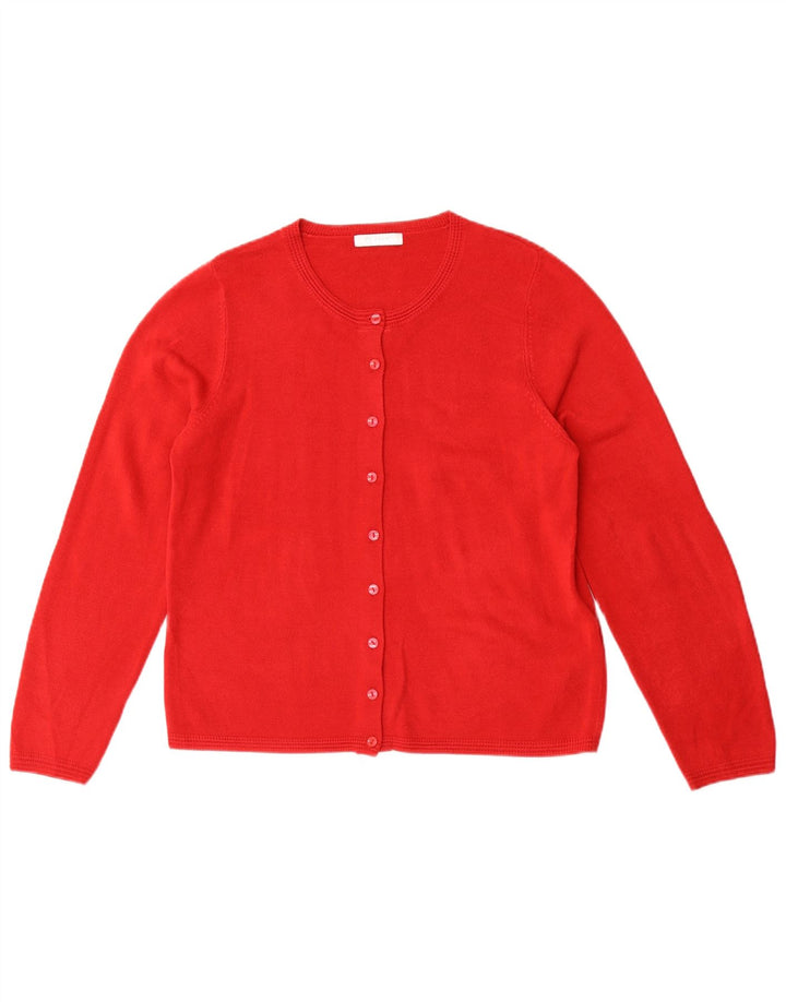Marks & Spencer Damen-Cardigan mit klassischer Passform, Gr. 12, Mittelrot