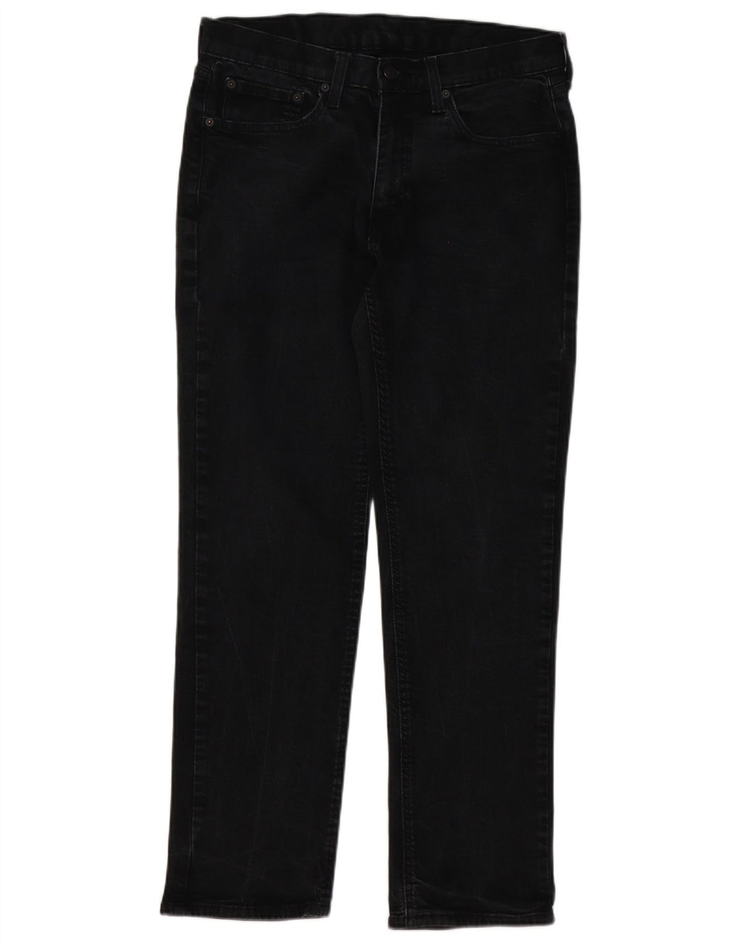 Levi's Herren 541 Tapered Jeans W34 L32 Schwarze Baumwolle