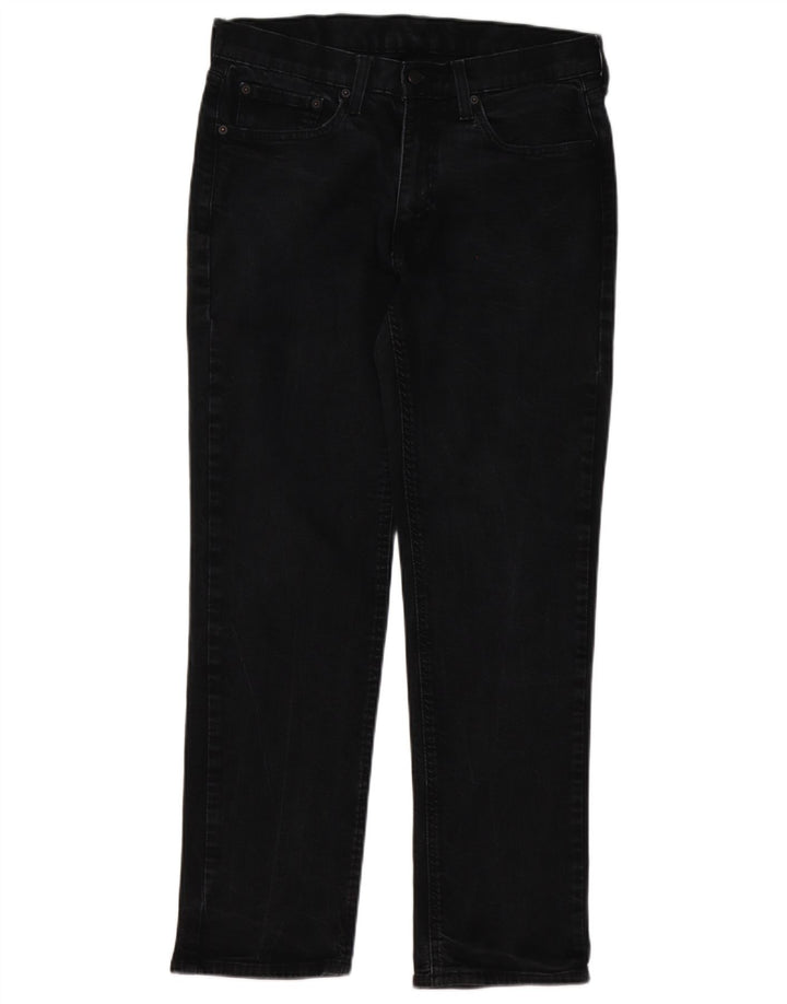 Levi's Herren 541 Tapered Jeans W34 L32 Schwarze Baumwolle