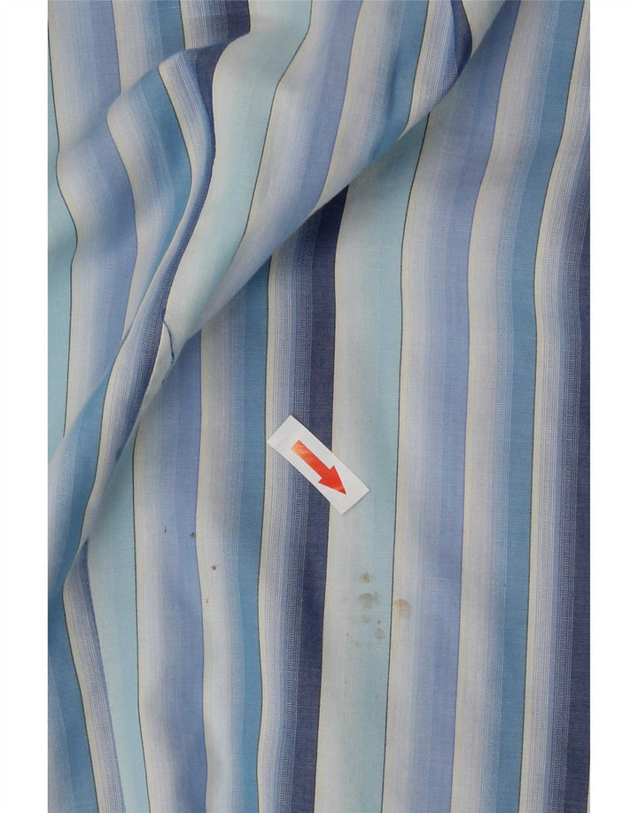 Carlo Pignatelli Herrenhemd, Größe 41 16, groß, blau gestreift
