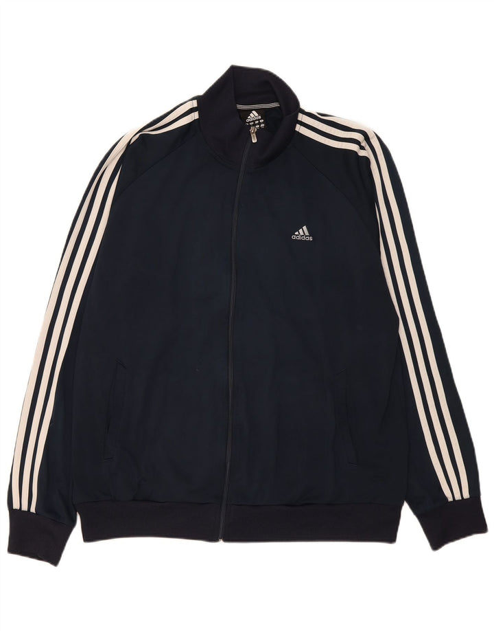 Adidas Clima 365 Herren-Trainingsanzug, Oberteil, Größe L, Marineblau, Polyester