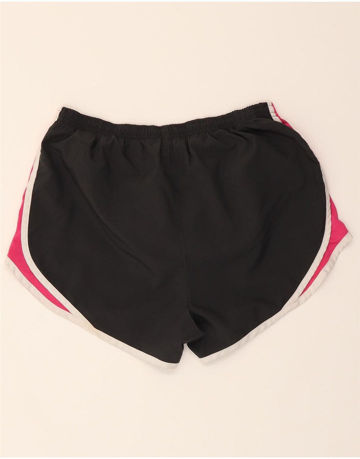 NIKE Womens Dri Fit Sport Shorts UK 14 Large  Black Polyester Vintage Nike and Second-Hand Nike from Messina Hembry 