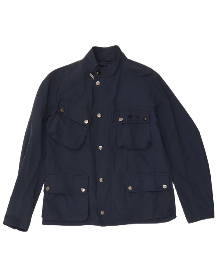 Brema Herren-Utility-Jacke IT 50 Large aus marineblauer Baumwolle