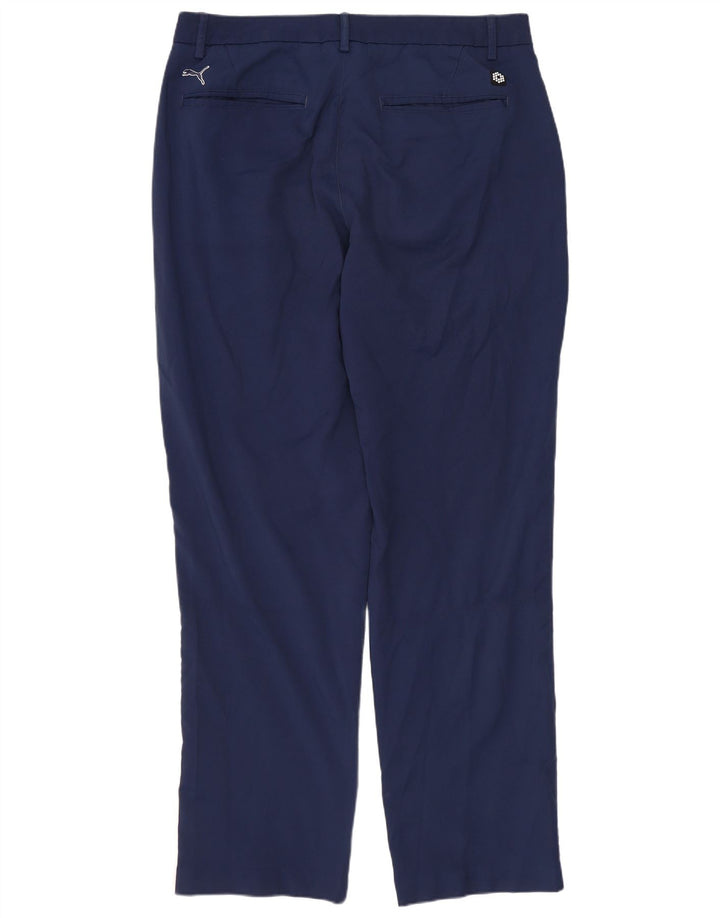 PUMA Herren Slim Chino Hose W34 L32 Marineblau Polyester