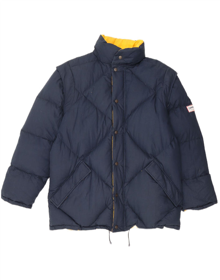 DOLOMITE Herren Reversible Wattierte Jacke UK 42 XL Gelb Baumwolle