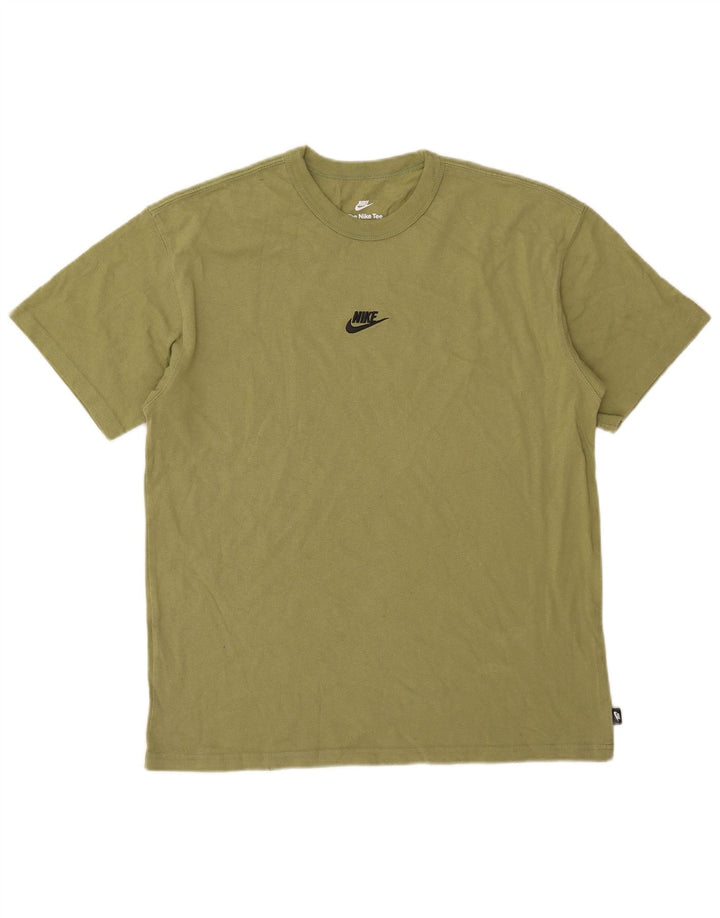 Nike Herren-T-Shirt mit lockerer Passform, mittlere Khaki-Baumwolle