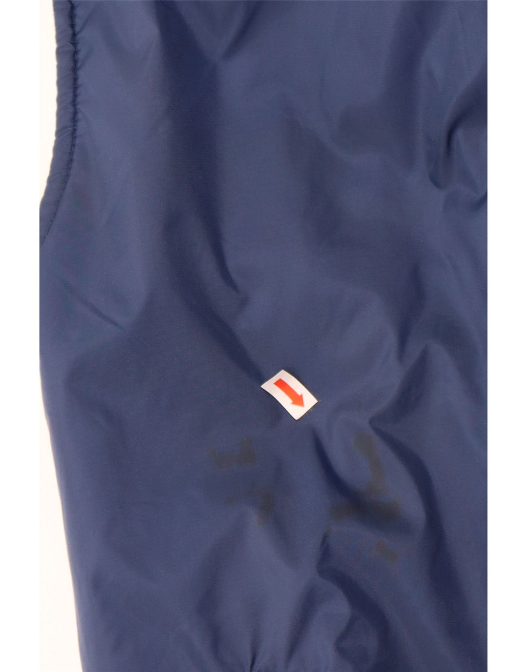 VINTAGE Herren Wendeweste UK 38 Medium Marineblau Polyamid