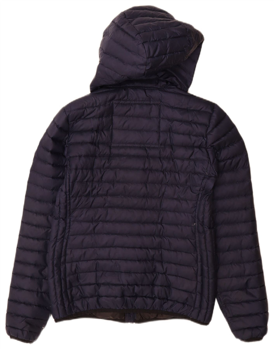 Superdry Wattierte Damenjacke mit Kapuze, UK 14, mittelmarineblau, Polyester