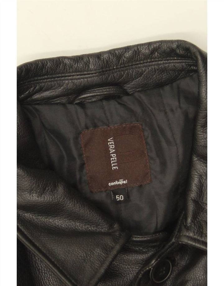 Conbipel Herren Lederjacke IT 50 Großes schwarzes Leder
