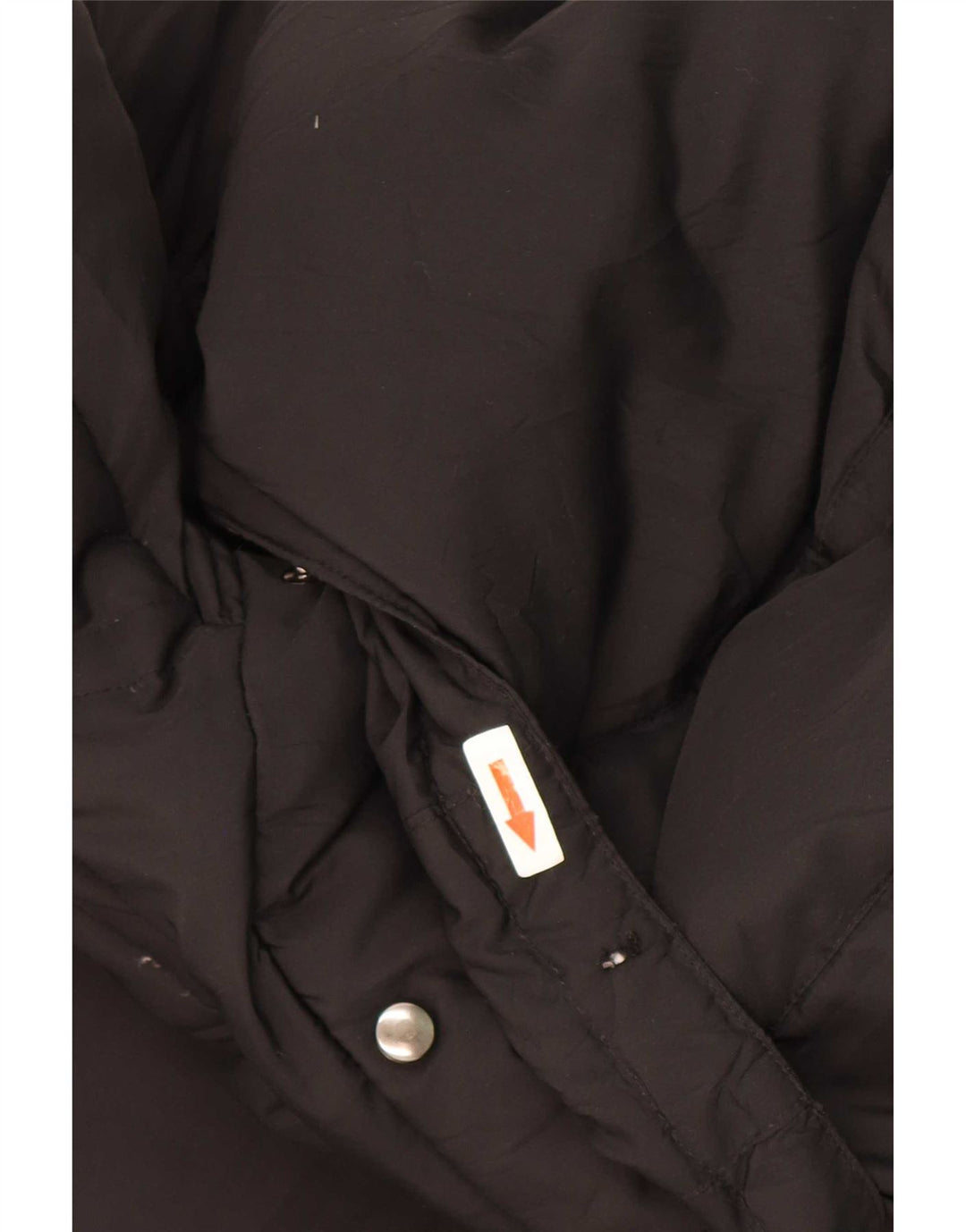 Fila Wattierter Damenmantel mit Kapuze, UK 12, Mittelschwarz, Polyester