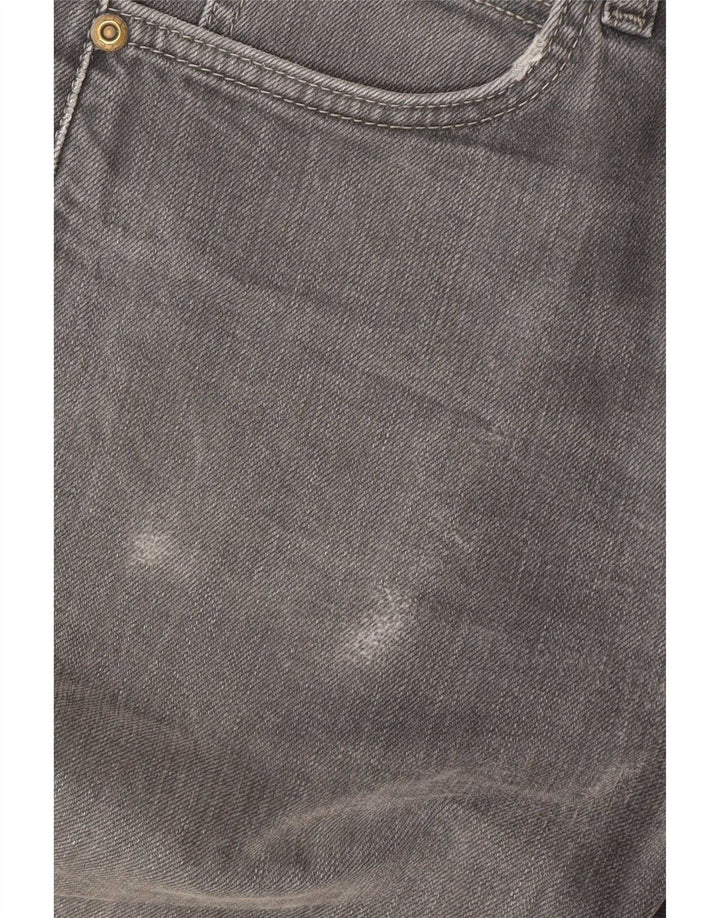 Lee Herren Powell Slim Jeans W33 L34 Graue Baumwolle