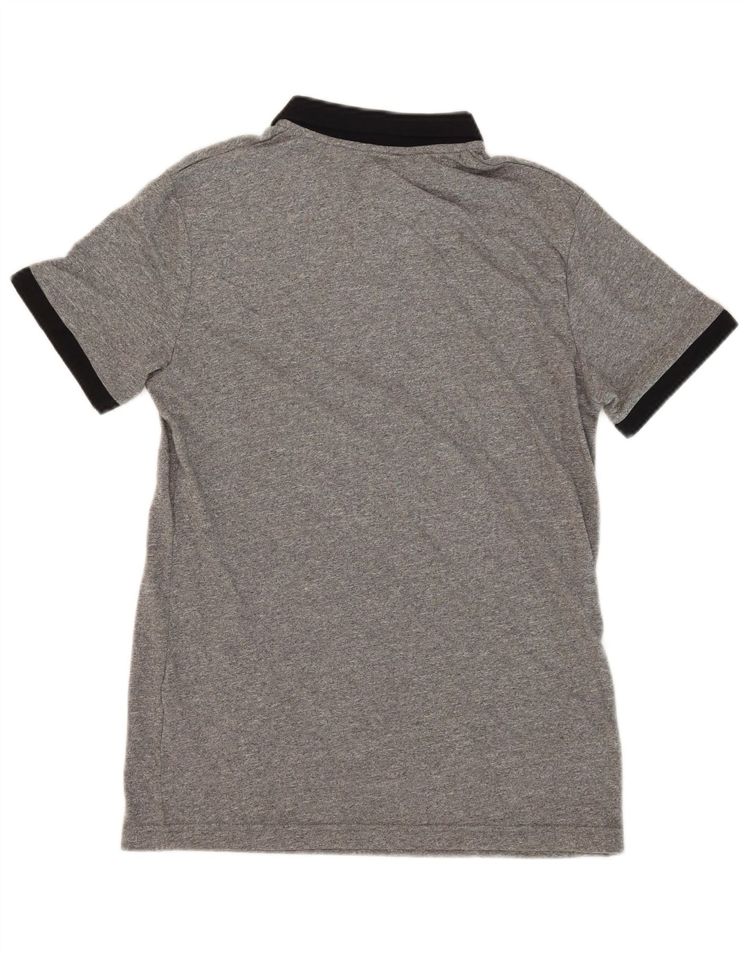 JULES Slim Fit Rugby-Poloshirt für Herren aus mittelgrauer Baumwolle