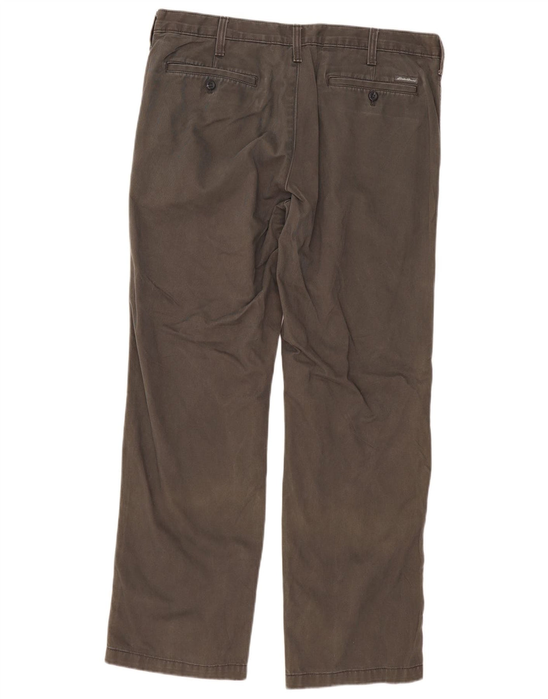 Eddie Bauer Herren Legend Straight Chino Hose W36 L32 Grau