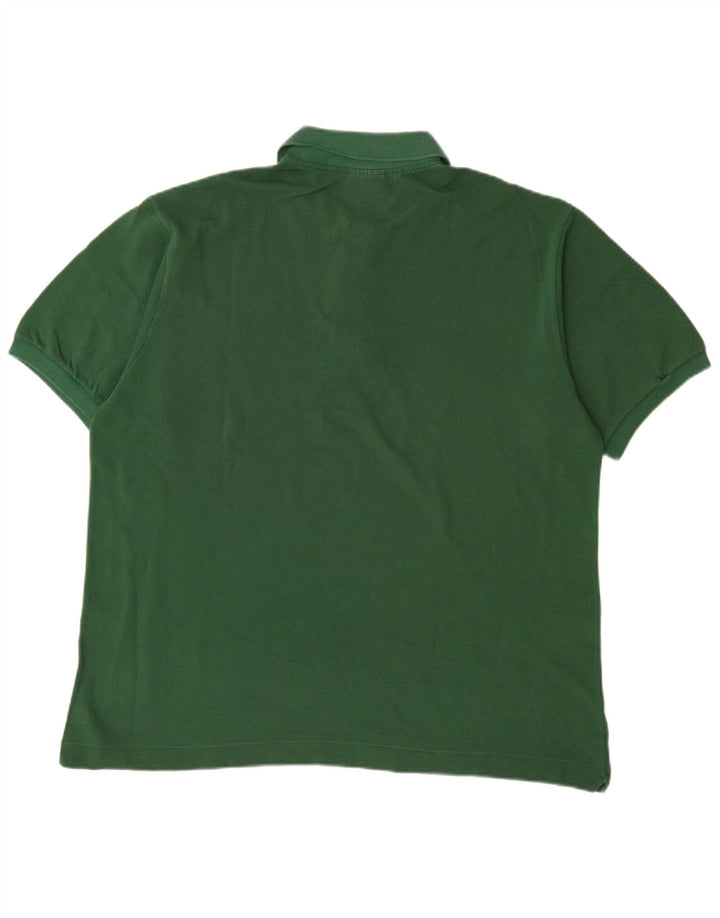 LACOSTE Herren Poloshirt Größe 6 XL Grüne Baumwolle
