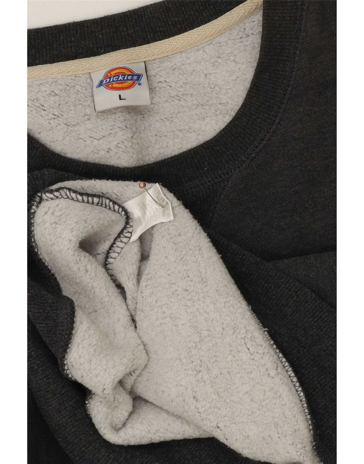Dickies Herren-Sweatshirt mit Grafik, groß, aus grauer Baumwolle