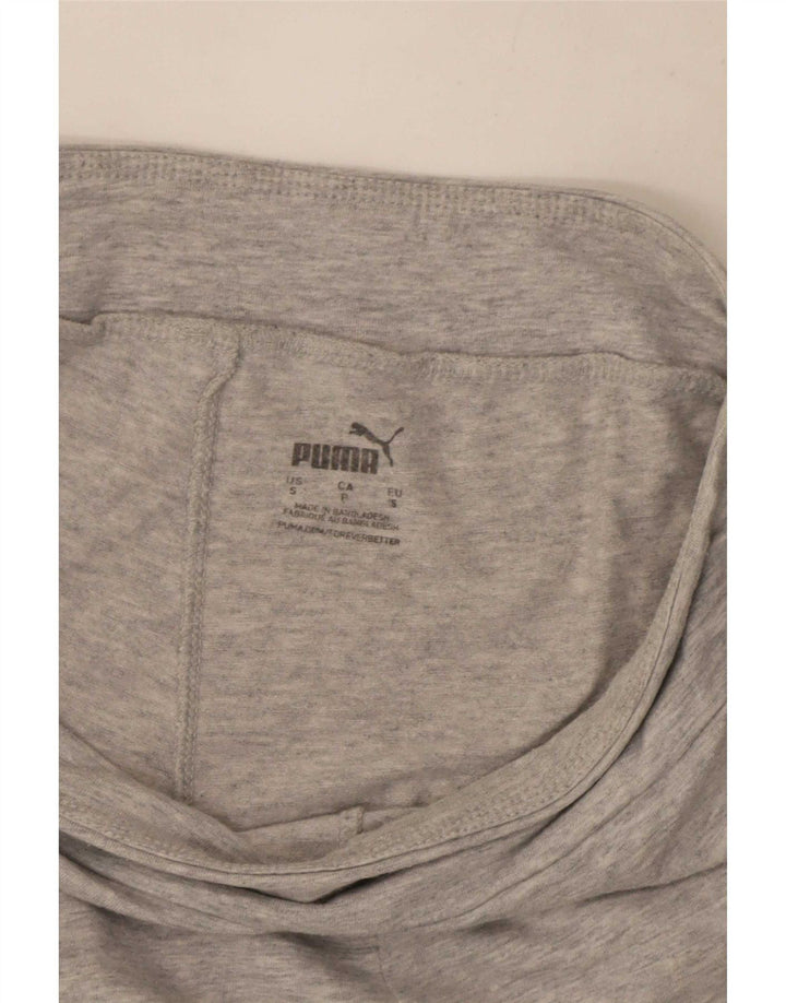 Puma Damen-Leggings, UK 8, Größe S, grau gefleckte Baumwolle