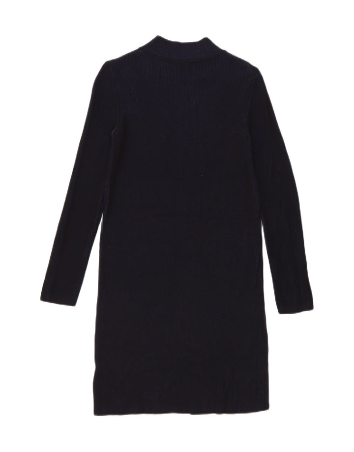 Phase Eight Damen-Etuikleid mit langen Ärmeln, UK 12, mittlere Marineblau-Viskose