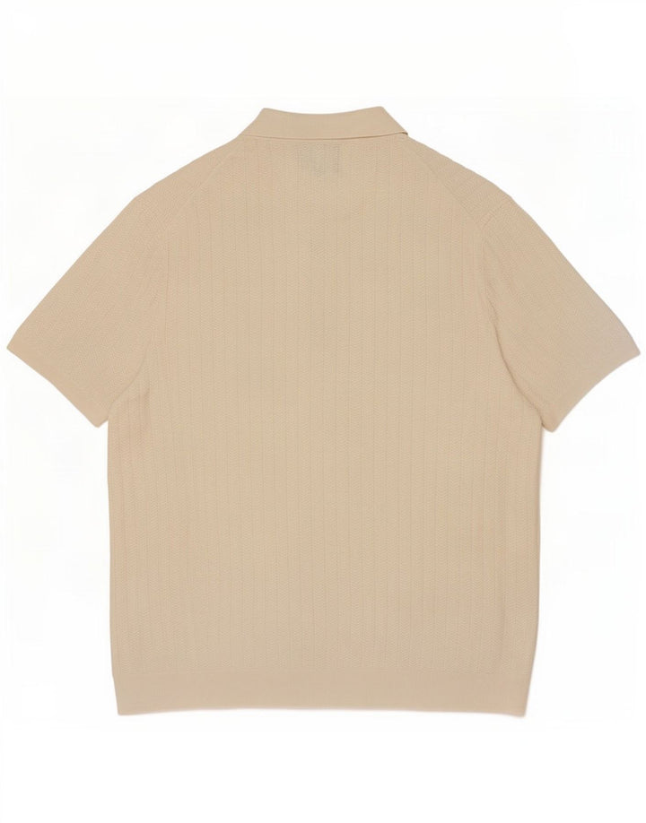 Marks & Spencer Herren-Poloshirt XL, weiße Baumwolle
