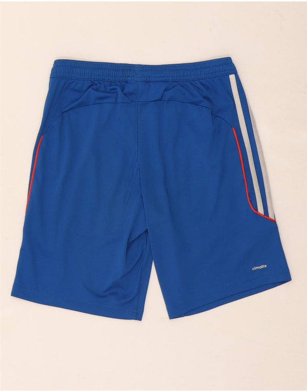 Adidas Jungen Climalite Sport Shorts 9-10 Jahre Blau Polyester