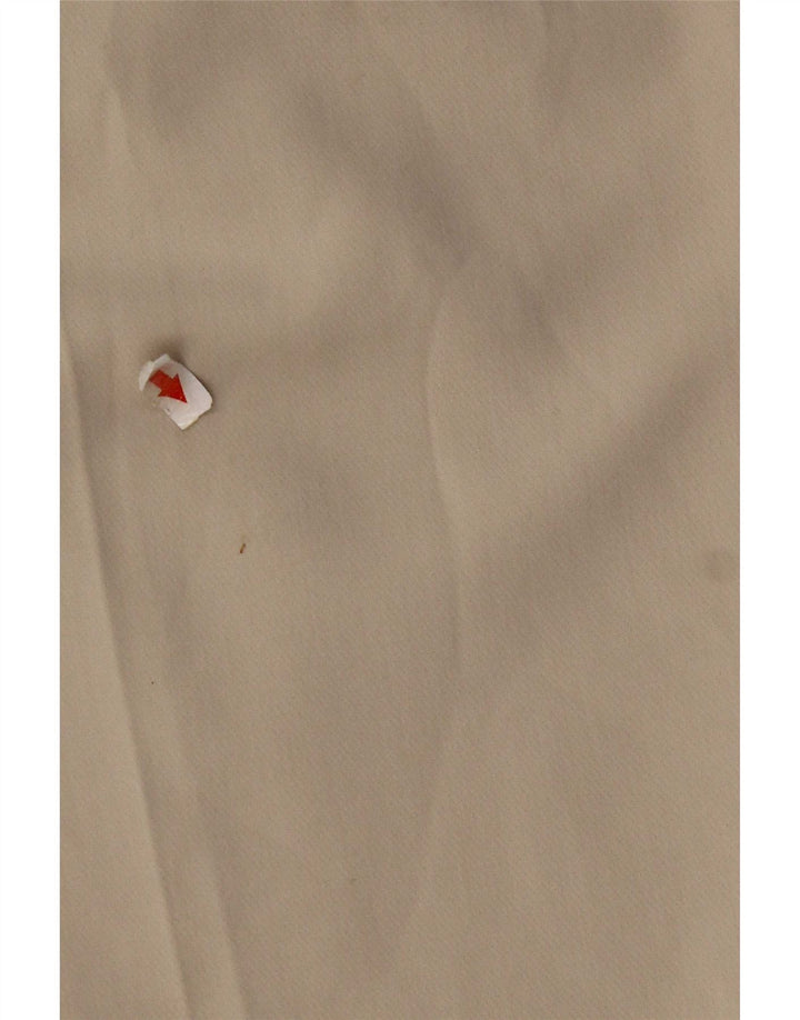 Zara Damen-Anzughose, konisch zulaufend, Größe M, W28, L26, gebrochenes Weiß, Polyester