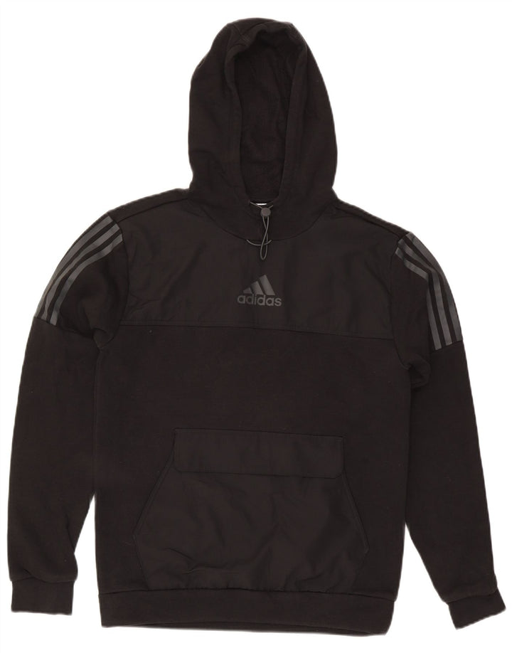 Adidas Herren Kapuzenpullover Small Schwarz Baumwolle