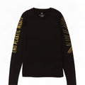 Adidas Damen Graphic Top Langarm UK 8/10 Small Schwarz Polyester
