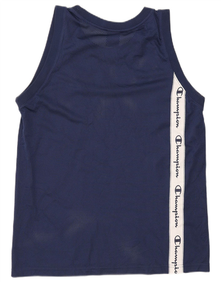 Champion Herren-Jersey-Oberteil, mittelgroß, Marineblau, Farbblock