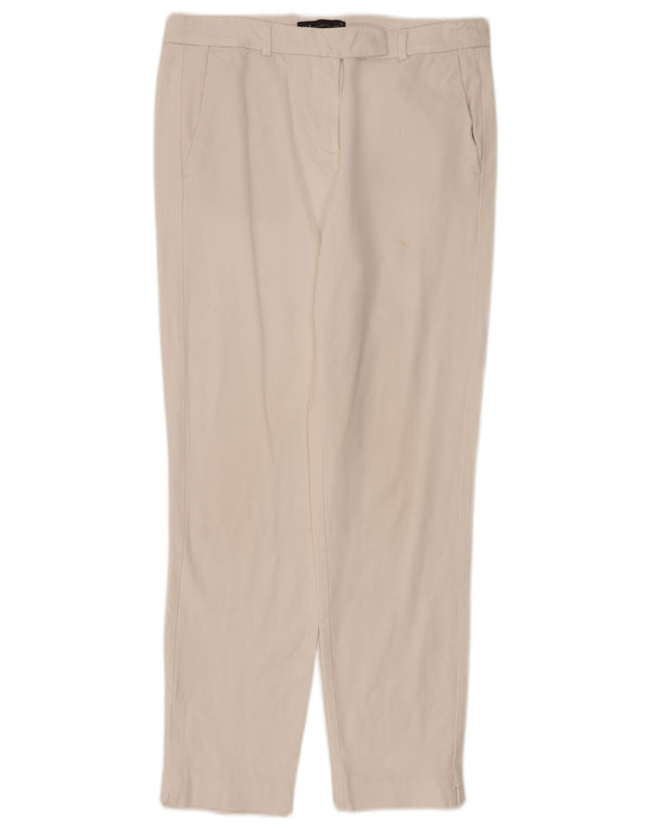 Marks & Spencer Slim-Anzughose für Damen, UK 12, M, W30, L28, gebrochenes Weiß