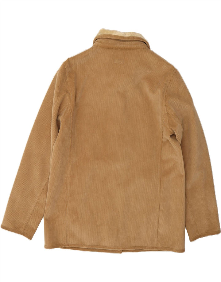 JACK MURPHY Womens Corduroy Jacket US 12 Large Beige Polyester Vintage Jack Murphy and Second-Hand Jack Murphy from Messina Hembry 