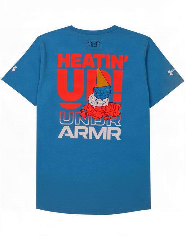Under Armour Jungen Heat Gear Loose Fit Graphic T-Shirt Top 11–12 Jahre Blau