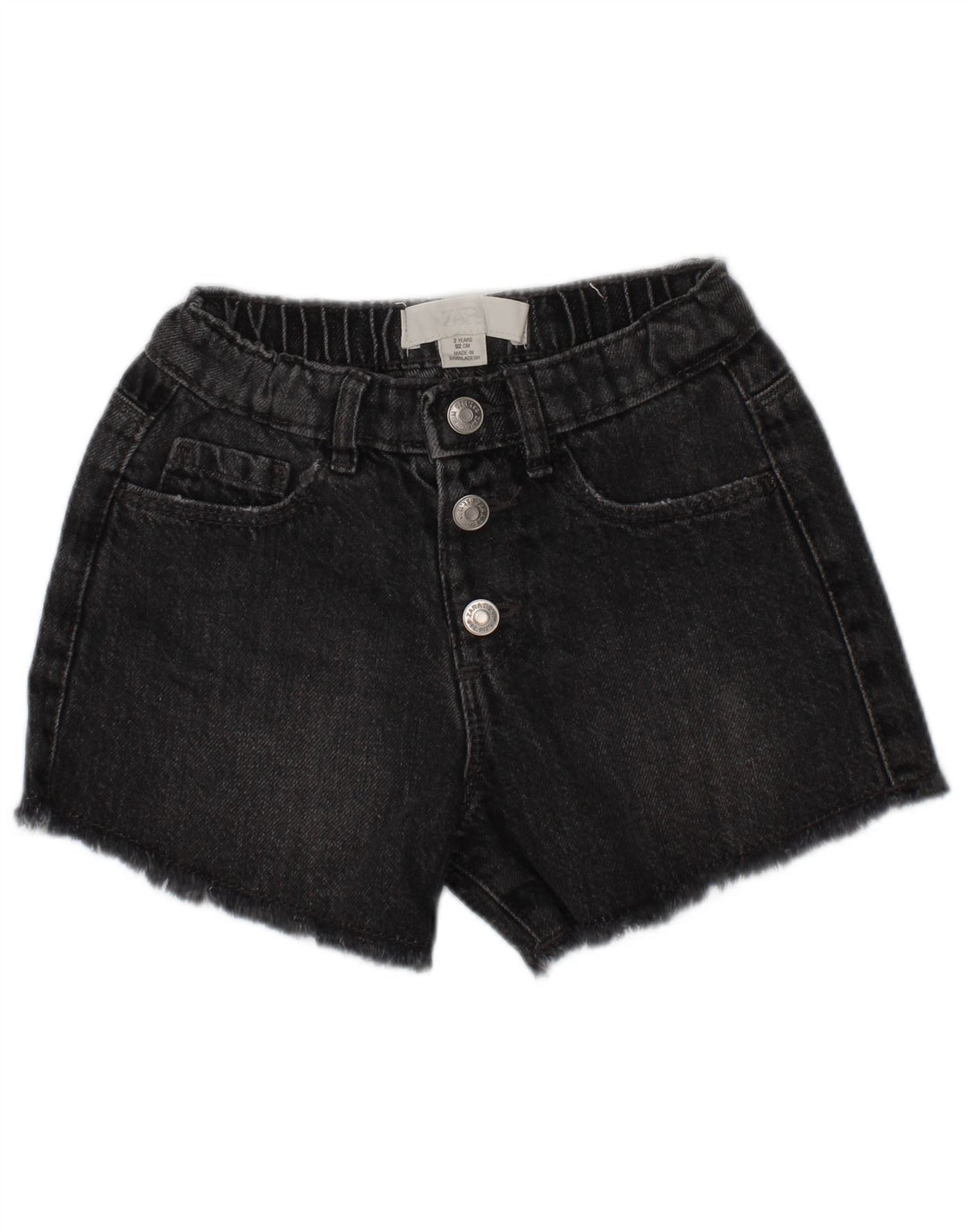 Zara Baby-Jeansshorts für Mädchen, 18–24 Monate, W18, Grau