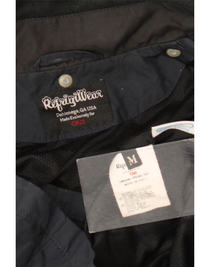 Refrigiwear Womens Cruz Hooded Rain Jacket UK 12 Medium Navy Blue Polyamid