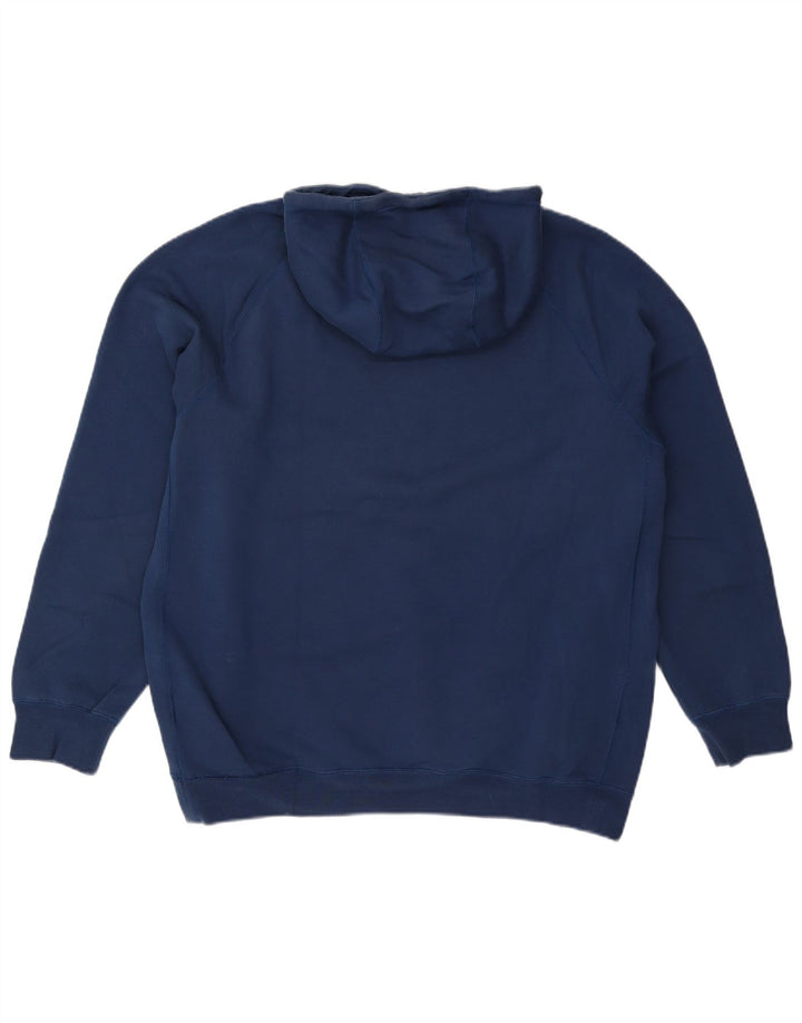 NIKE Herren Air Graphic Hoodie Pullover XL Marineblau Baumwolle