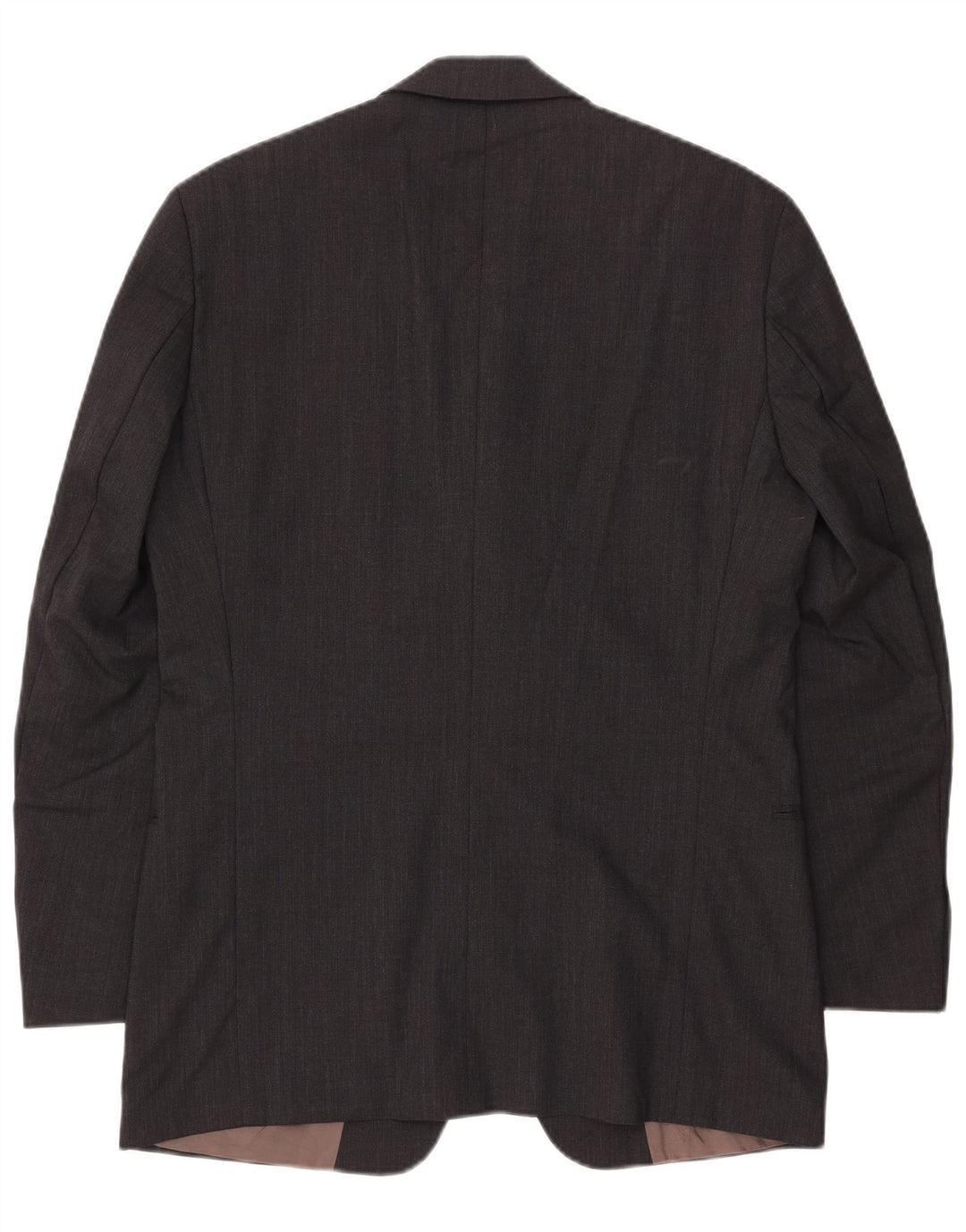 HUGO BOSS Herren-Blazer mit 3 Knöpfen, UK 40, große graue Wolle