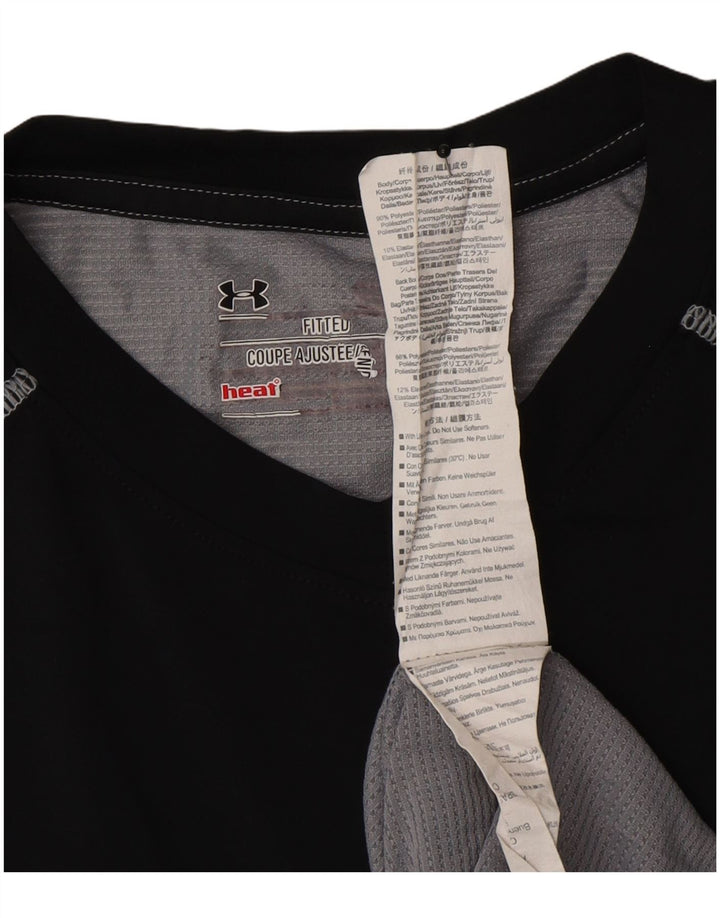 Under Armour Herren Heat Gear Weste Top Small Schwarz Colourblock Polyester