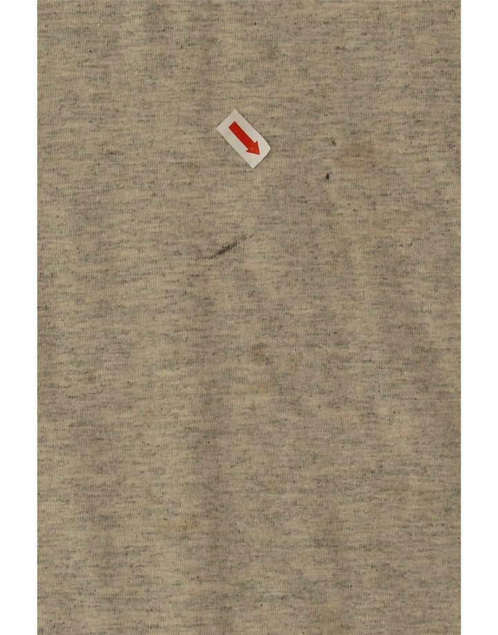 Champion Herren-T-Shirt mit Grafik, Größe S, grau gesprenkelte Baumwolle
