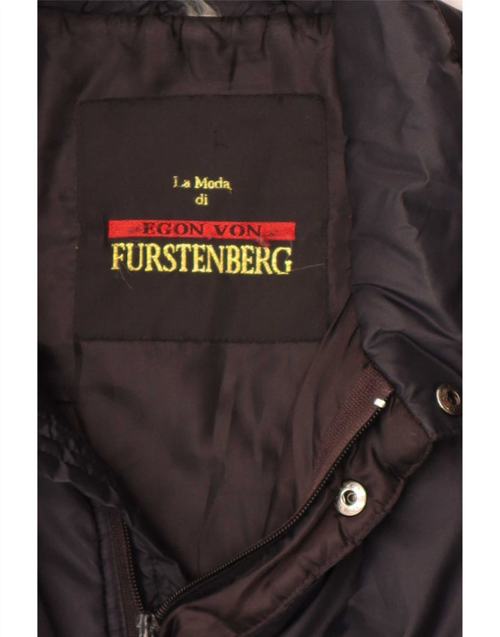 Egon Von Furstenberg Herren Wattierte Jacke UK 40 Large Schwarz