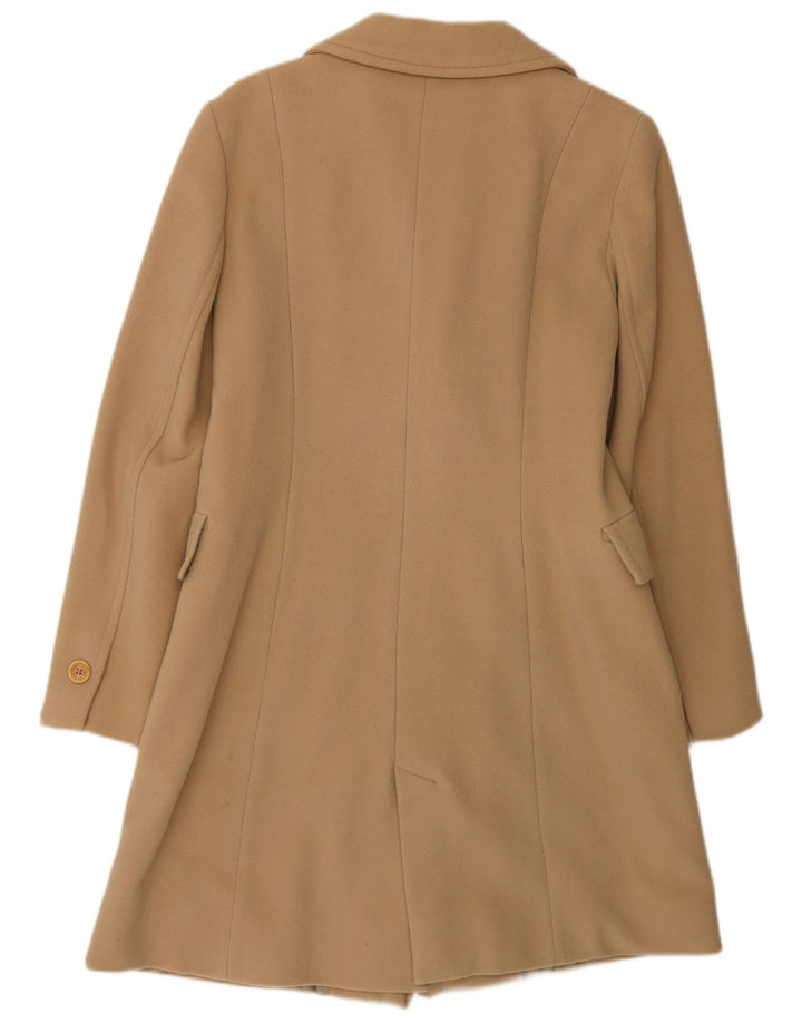 Zara Damen Mantel EU 42 Große Beige Wolle