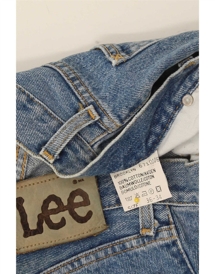 Lee Herren Brooklyn Jeansshorts, Größe L, W36, Blau, Baumwolle