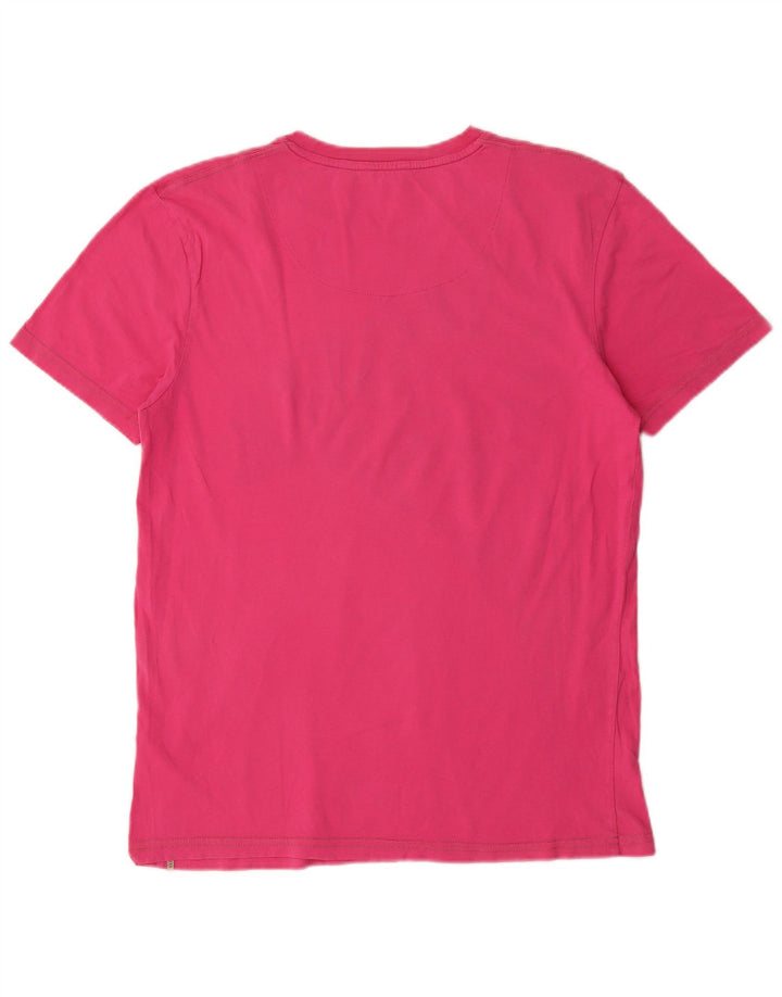 Ted Baker Damen-T-Shirt mit Grafik, Größe 3, mittelrosa, geblümt, Baumwolle
