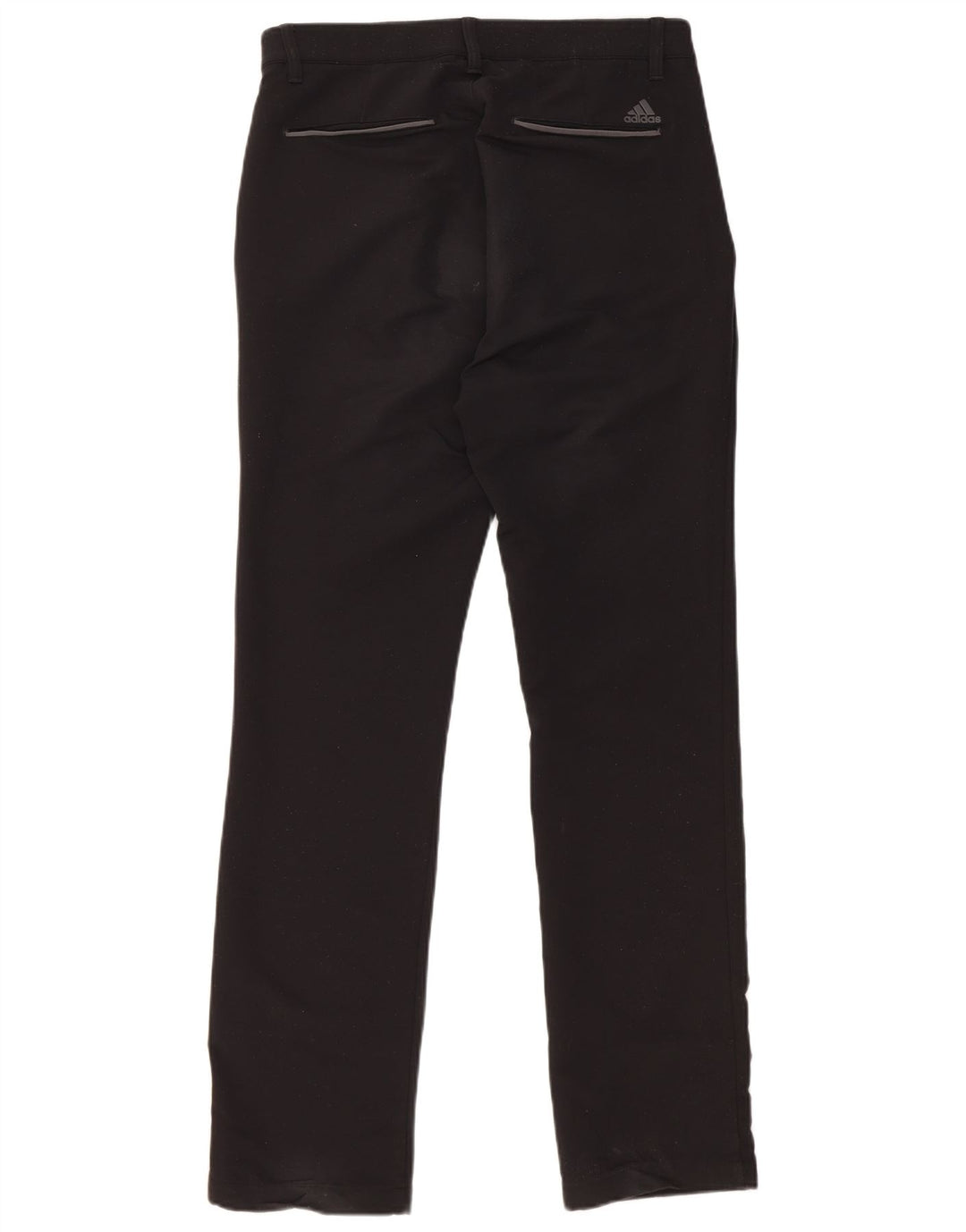 ADIDAS Herren Straight Chino Hose W30 L32 Schwarz Polyester