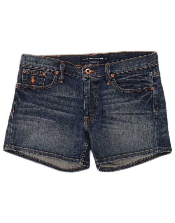 Ralph Lauren Damen Jeansshorts W29 mittelblaue Baumwolle