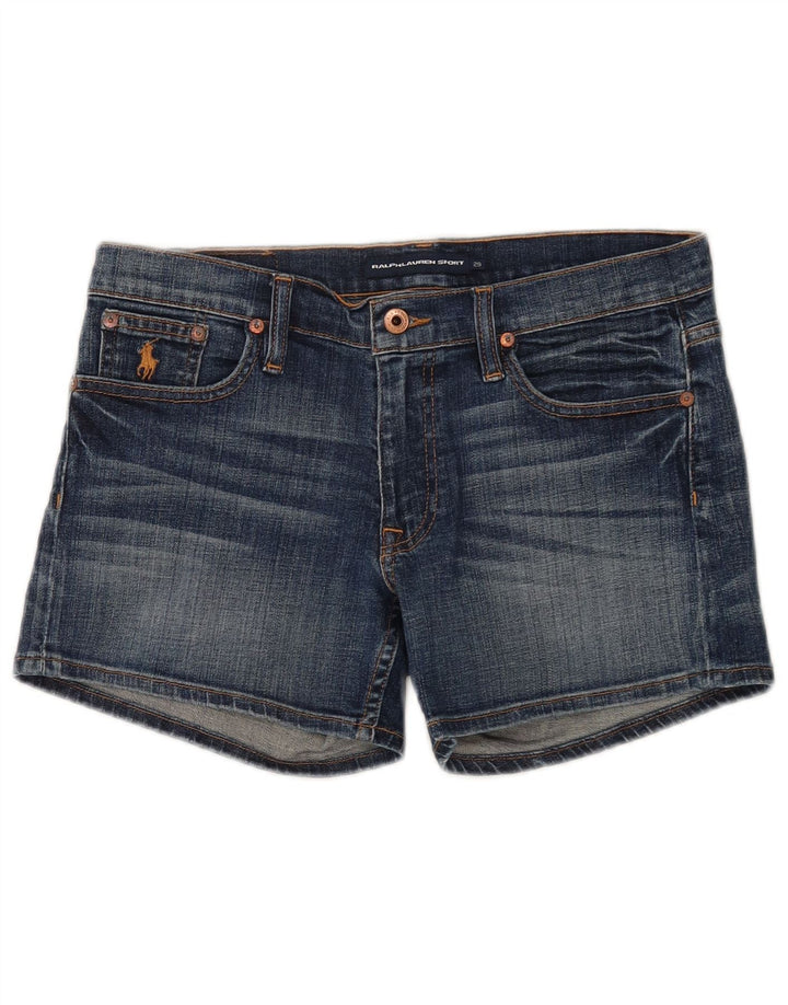 Ralph Lauren Damen Jeansshorts W29 mittelblaue Baumwolle