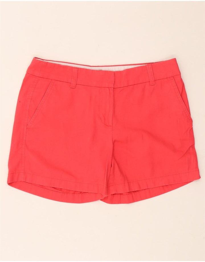 J. CREW Damen Chinoshorts US 4 Small W30 Rote Baumwolle